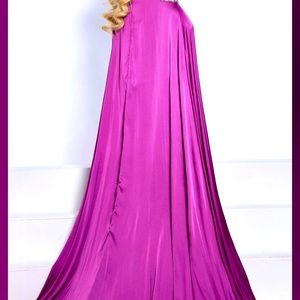 Johnathan Kayne pageant prom dress magenta sz 12 NWT!